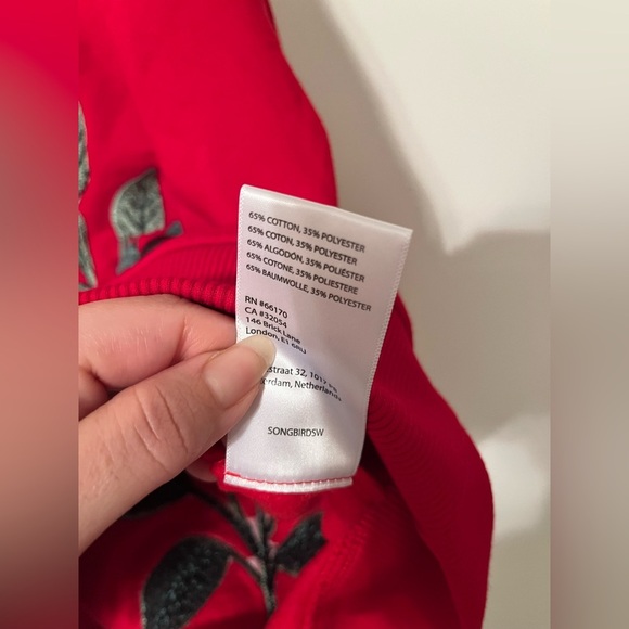 Free People Denim and Bone Songbird Sweatshirt - Picture 10 of 14